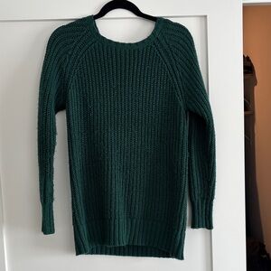 American Eagle Outfitters Deep Green Crew Neck Sweater
